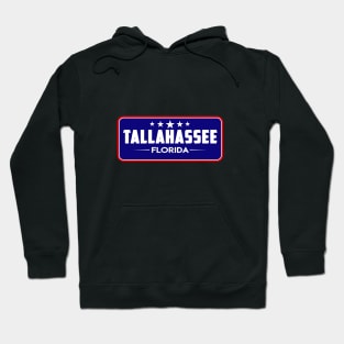 Tallahassee Florida Tropical Beach Surfing Surf  Vacation FL Hoodie